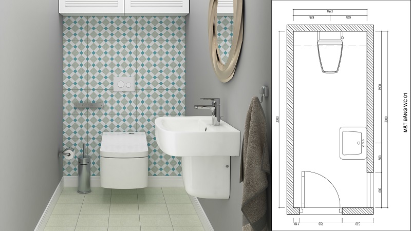Gạch ốp lát toilet (WC) vừa có chức năng đóng vai trò trong việc trang trí và giúp bảo vệ bề mặt nhà vệ sinh, vừa mang đến vẻ đẹp thanh lịch và hiện đại cho mọi không gian. Khám phá ngay ảnh về gạch ốp lát toilet (WC) đẹp và chất lượng!