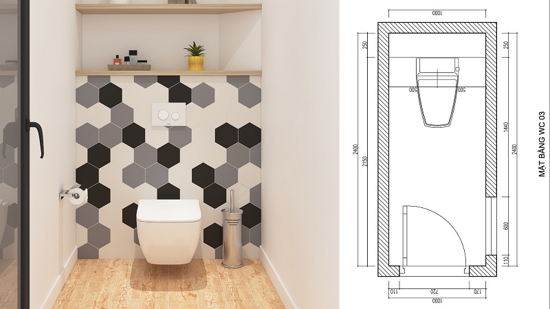 Tuyển chọn 25 mẫu thiết kế toilet đẹp điên đảo chủ nghĩa tối giản