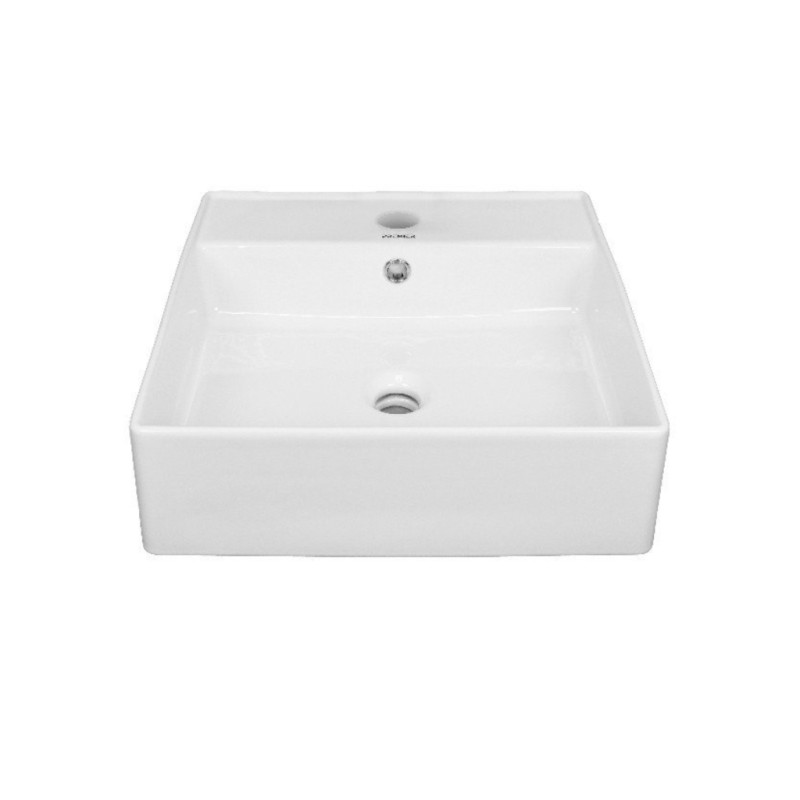 Square above counter basin P02-002 WH