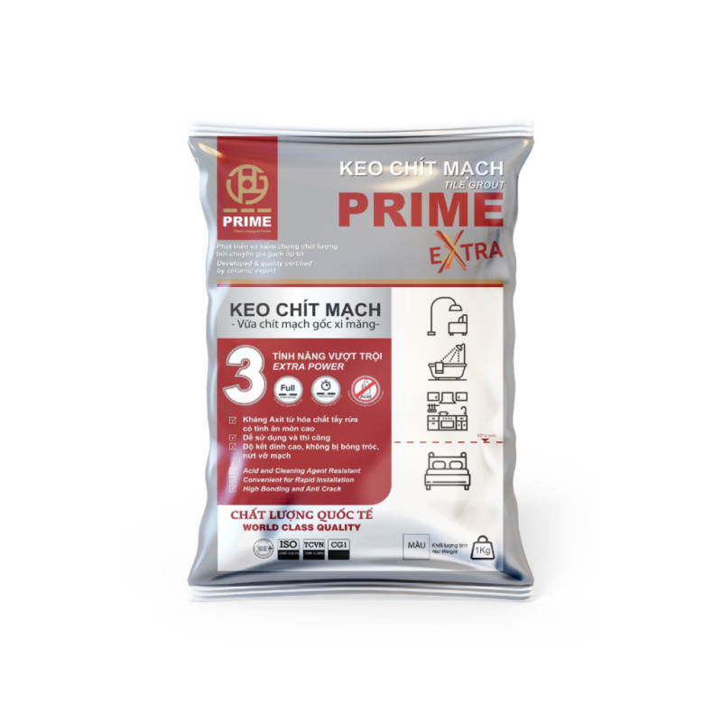 Tile grout Prime Extra Grey PG05GR