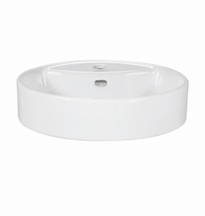 Round shaped above counter basin P02-001 WH
