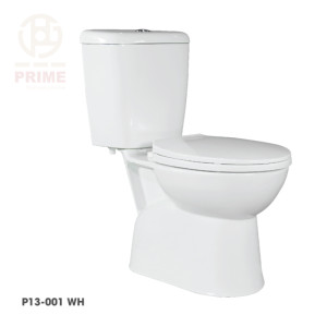 S-trap two piece toilet P13-001 WH