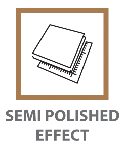 Semi polished