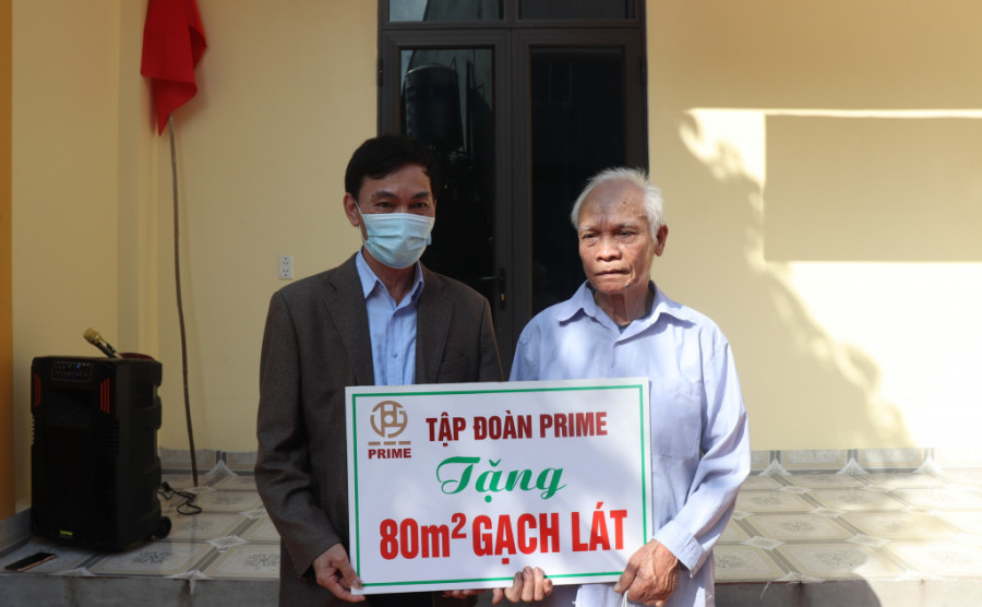 Prime Group đồng hành cùng Hội Chữ thập đỏ thành phố Vĩnh Yên trao tặng nhà tình nghĩa