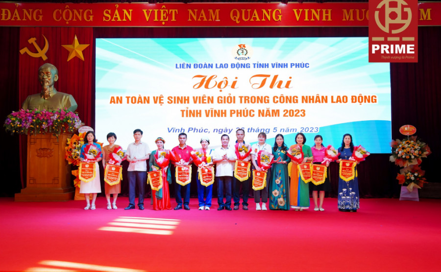 Công ty Cổ phần Prime Ngói Việt xuất sắc giành giải Nhất Hội thi an toàn vệ sinh viên giỏi tỉnh Vĩnh Phúc năm 2023